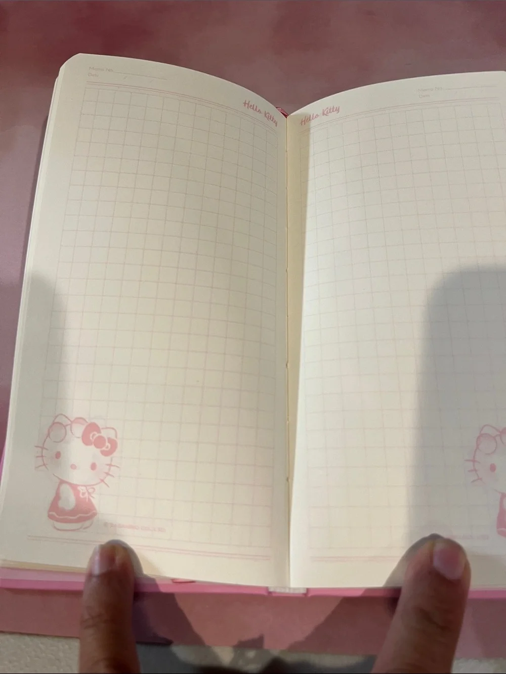 Sanrio foldover notebook